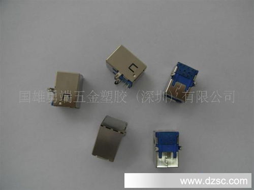 USB 3.0 Type B F兰胶90°插板式连接器产品详解与应用
